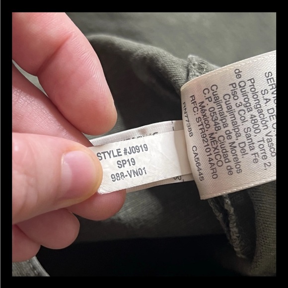 J. Crew Point Sur Crop Pants Womens 26 Olive Green Wide Leg Preppy Minimalist - Picture 6 of 6